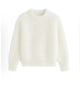 White mohair sweatshirt